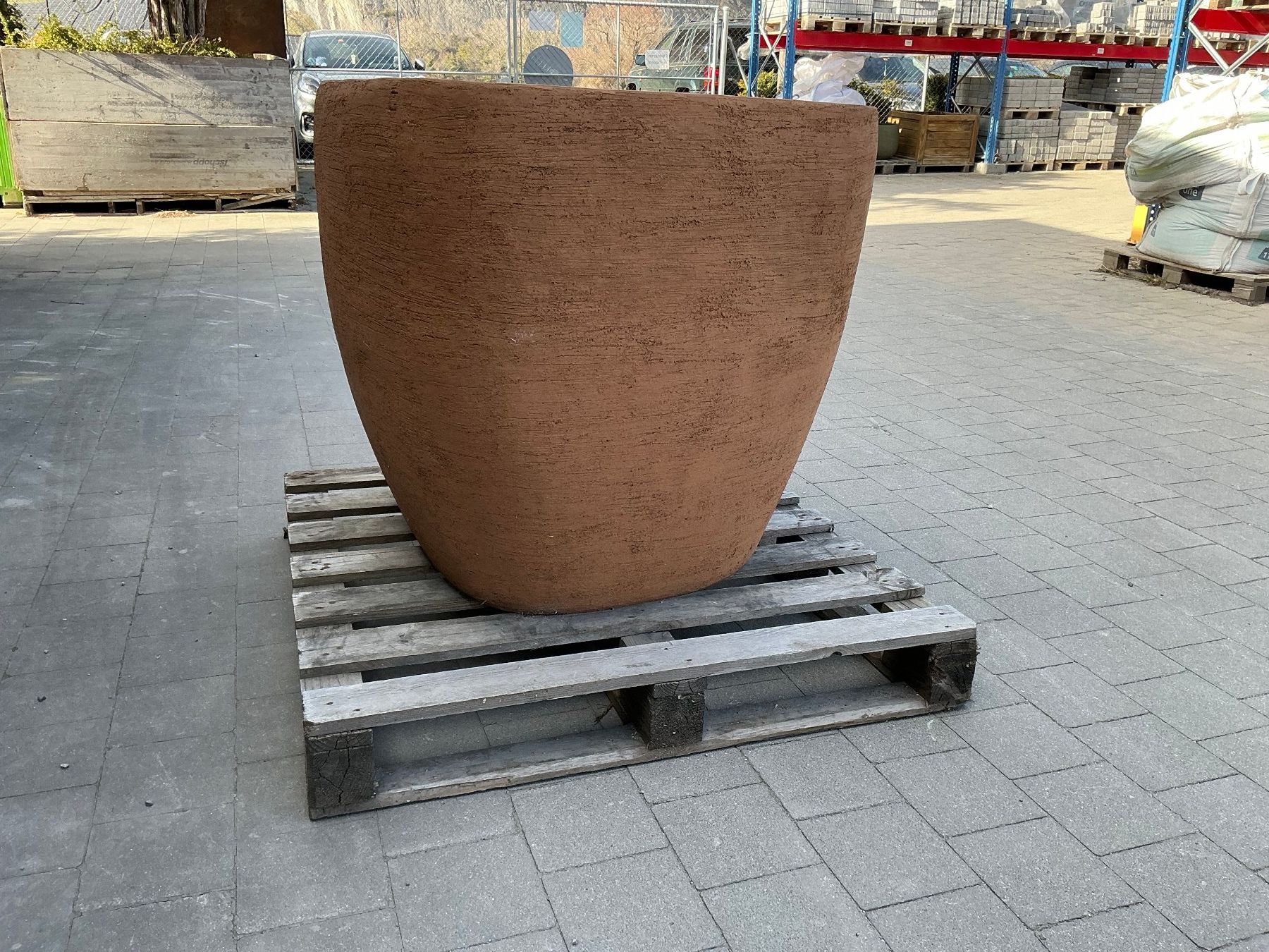 Blumentöpfe: Pflanzgefäss Atelier vierkant, OE 100 Cork – Neu (gemäss Beschreibung) aus Felsberg von zingggarten