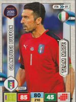 ROAD TO RUSSIA 2018 Adrenalyn XL Card Team Mate BUFFON Italy