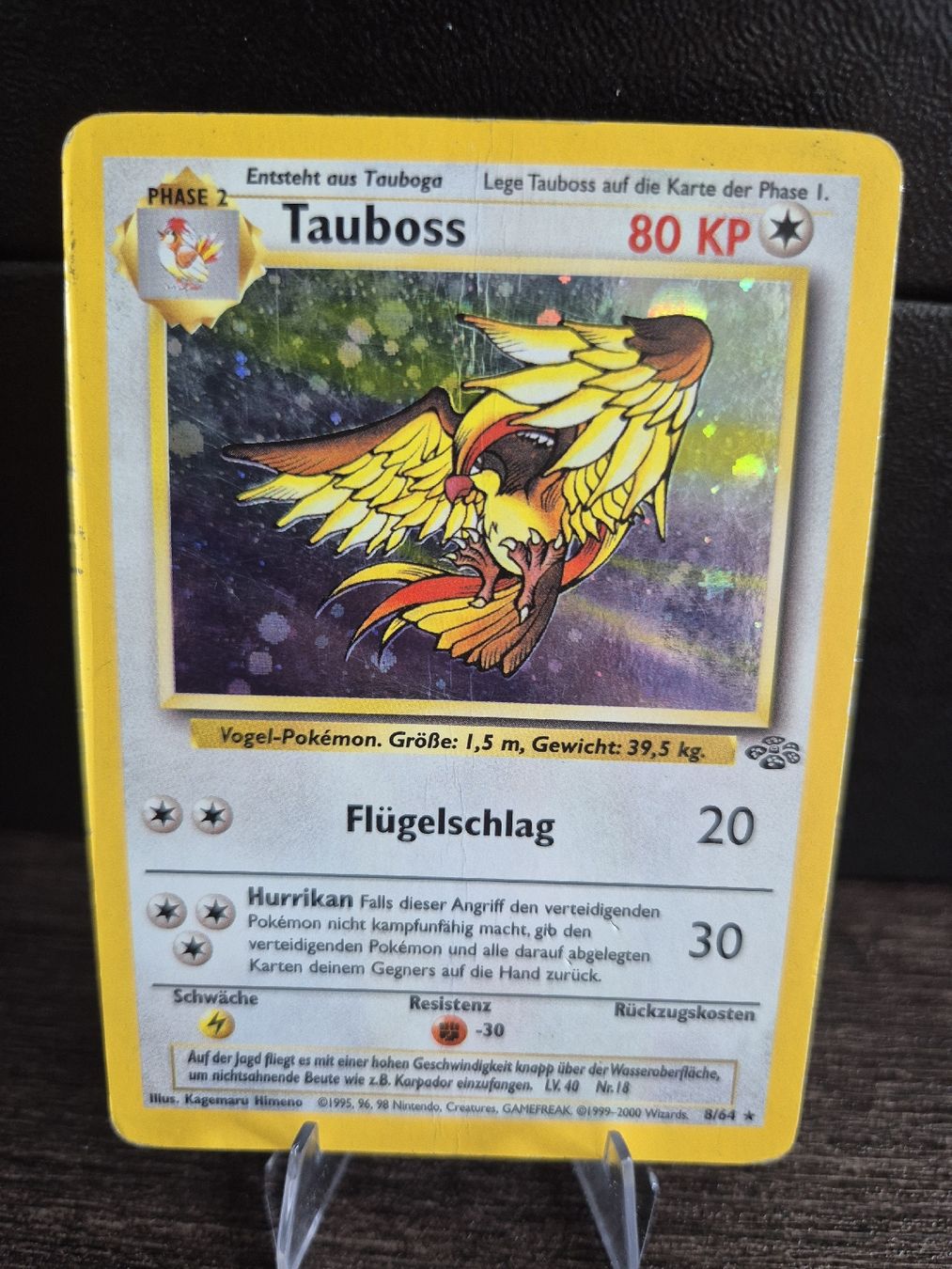 Pokémon Cartes à collectionner: Pokemon Tauboss Dschungel Holo 8/64 – D'occasion à Luzern par Claike