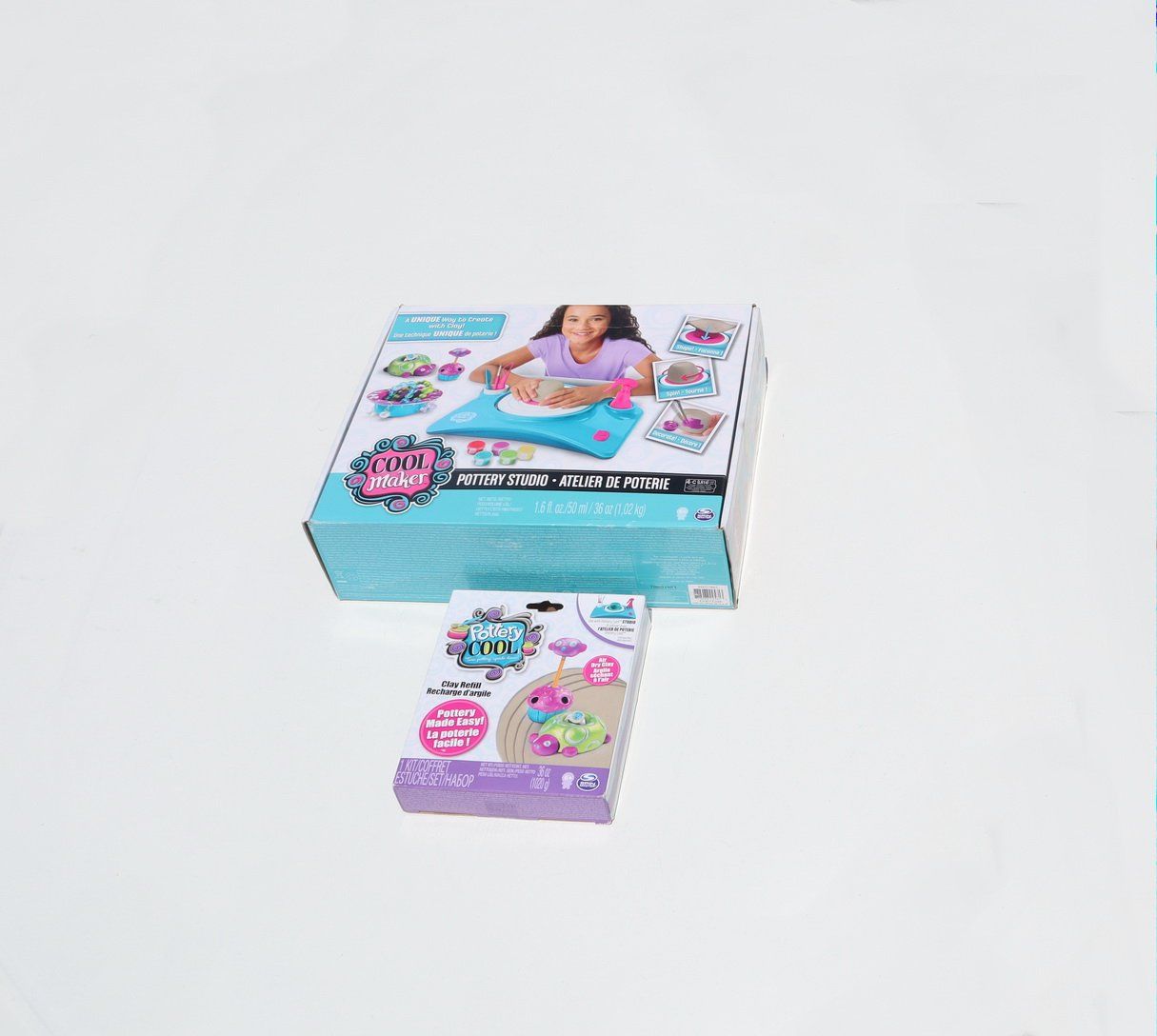 Kit bricolage: Pottery Studio Töpferei & 4 Tonscheiben von Spin Master – Nuovo e nell'imballaggio originale da Rothenburg venduto da aron2006