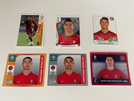 6 Sammelbilder Ronaldo CR7 Portugal