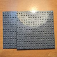 Lego 2x Platten 16x16 dunkel grau