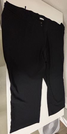 Ulla Popken Selection Stroffhose schwarz