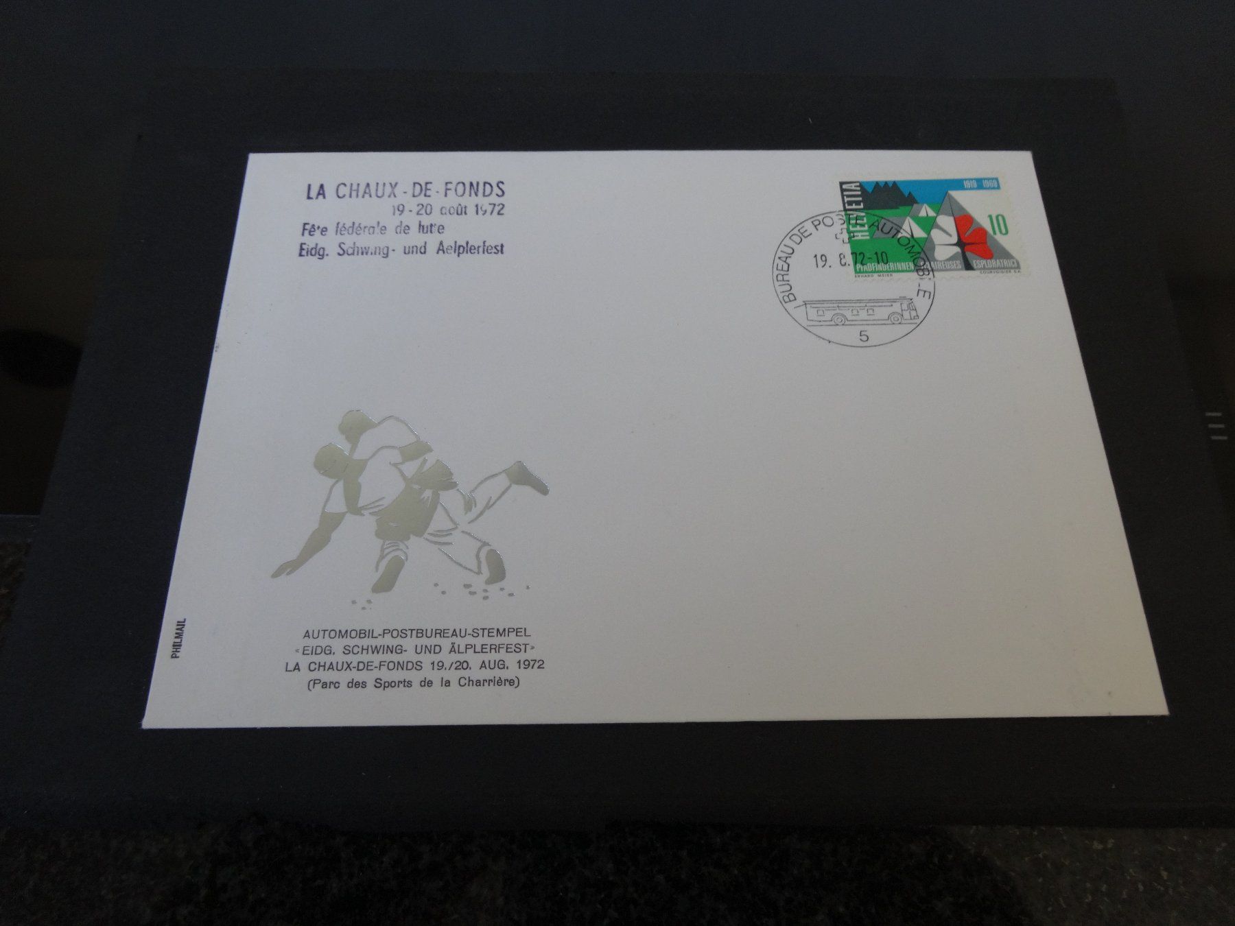 Alle Briefmarken: Sonderbrief Schwing und Älplerfest 1972 – Gebraucht aus Neerach von jenny062