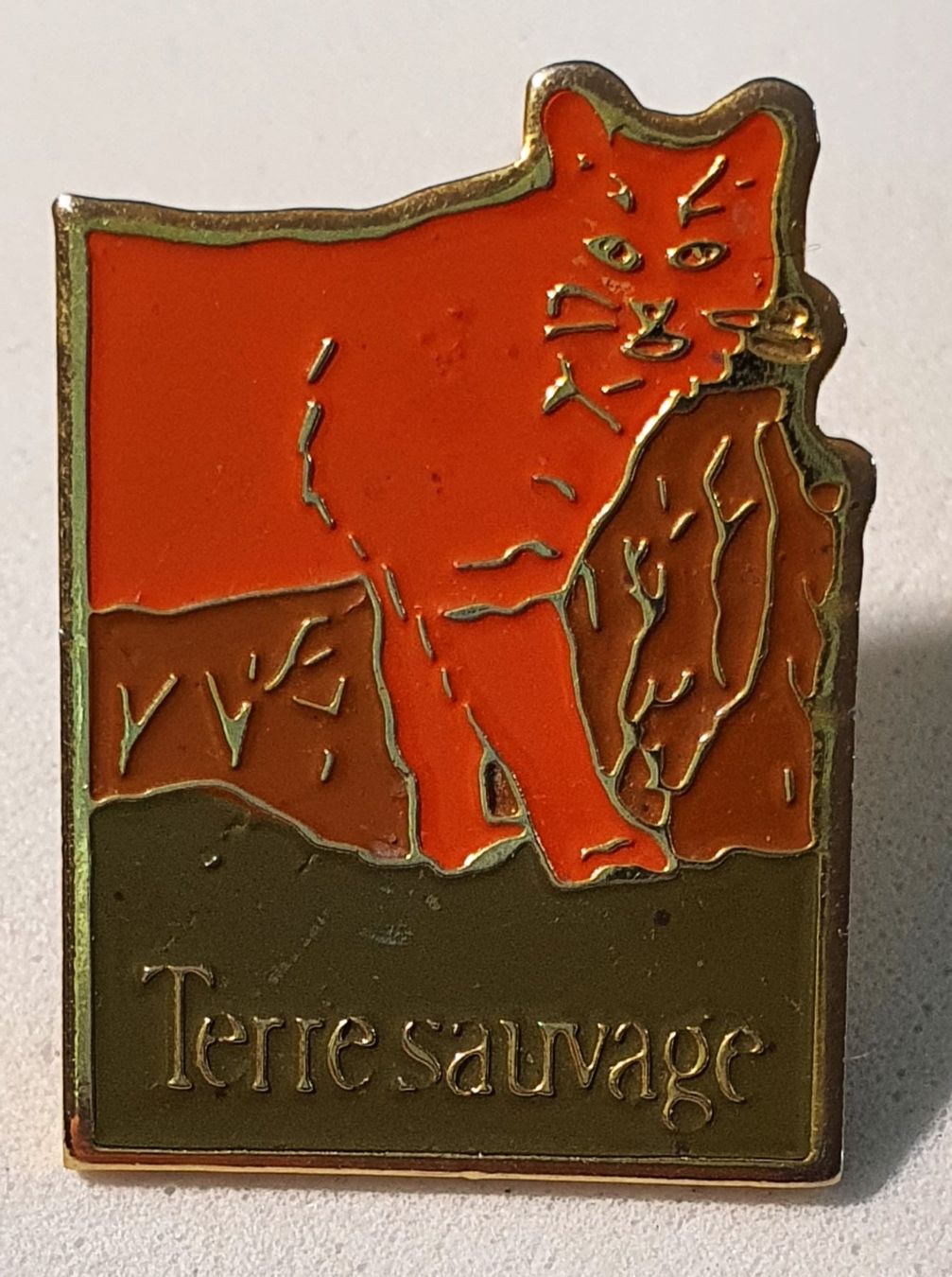 Placchette & Badge: AA703 - Pin Tier Terre sauvage / Luchs – Usato da Reinach BL venduto da Boston-Verkauf