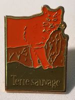 AA703 - Pin Tier Terre sauvage / Luchs