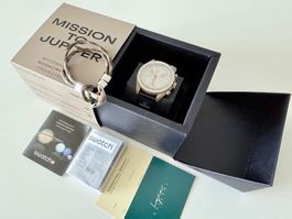 OMEGA x SWATCH Mission to Jupiter, Box&Papers +cord bracelet