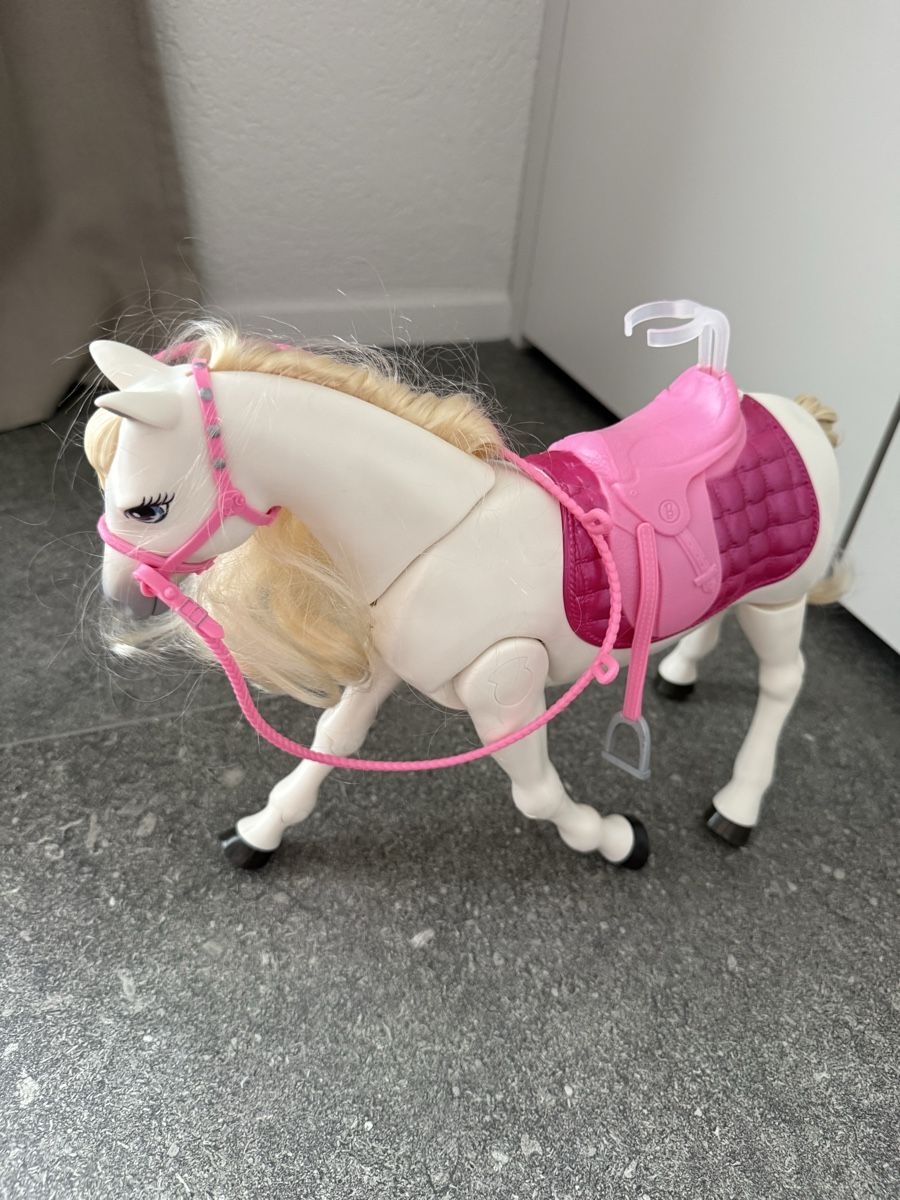 Bambole: Barbie Pferd und Rettungsschwimmerin – Usato da Richterswil venduto da Schoetto 1