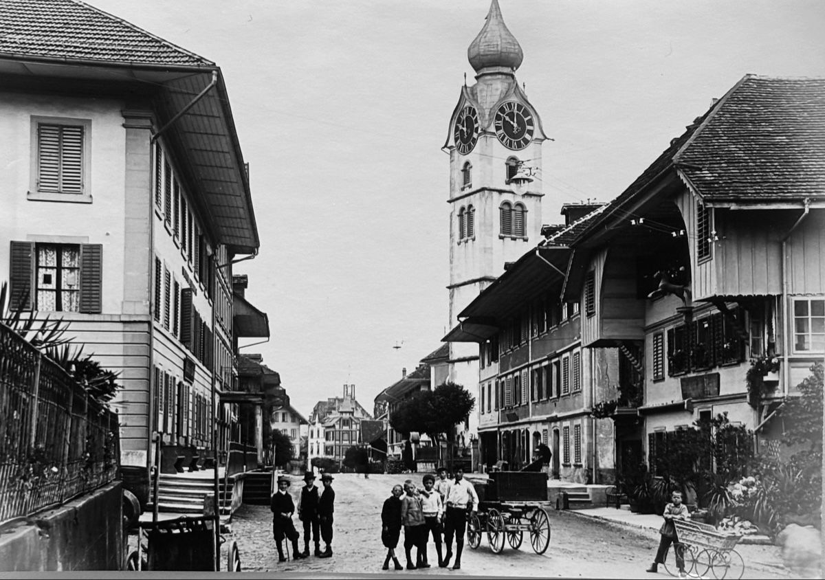 Ansichtskarten: Huttwil, späterer Fotoabzug – Gebraucht aus Frauenfeld von Merk52