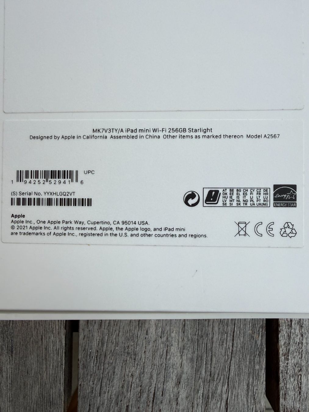 Apple Tablet PC: Apple iPad Mini 6 256GB Wifi – Gebraucht aus Zürich von Lambert1709 6