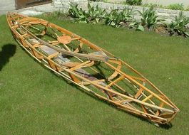 Gerüst 2er Faltboot Pionier 540 G + 2 Doppelpaddel