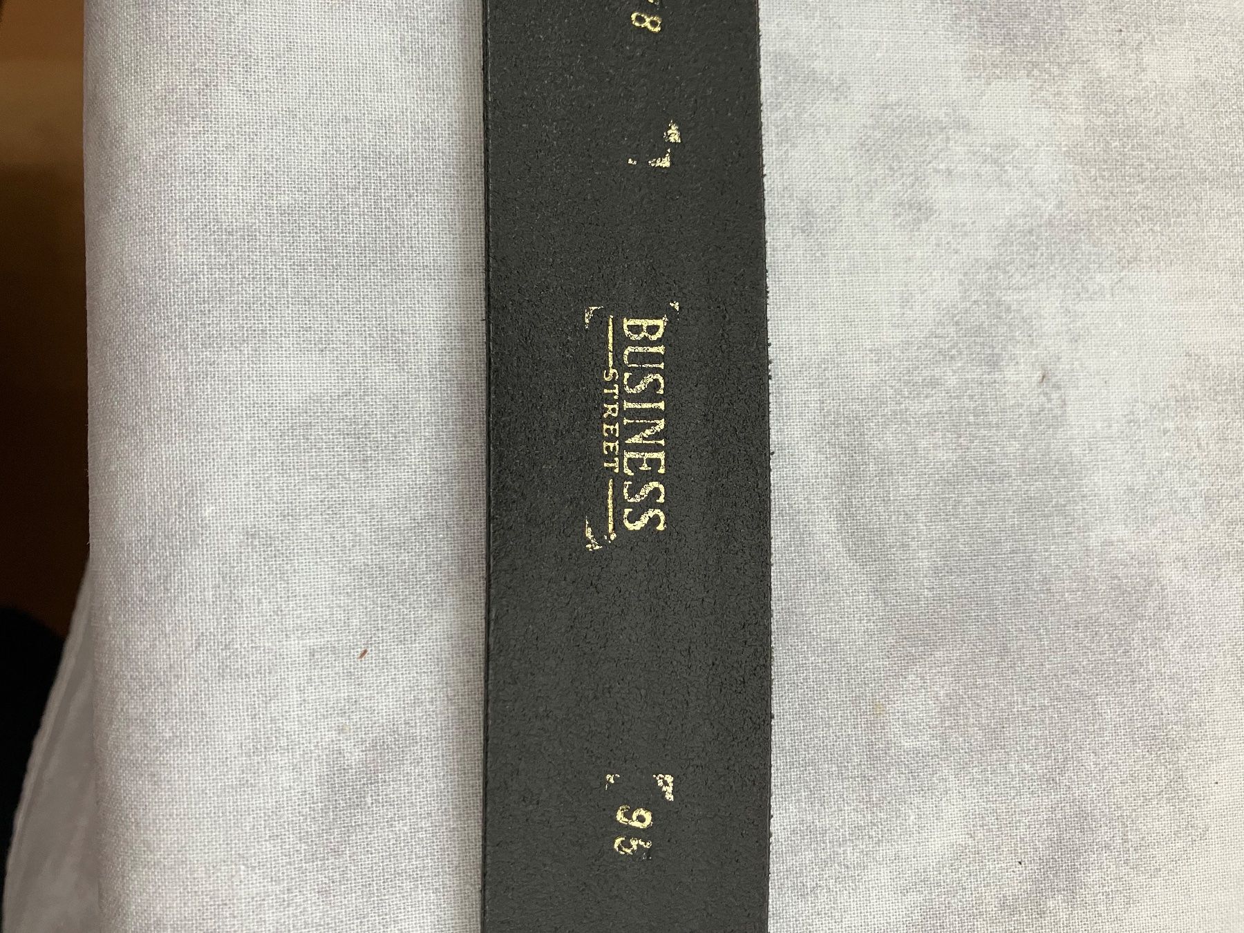 Cinture: Ledergürtel schwarz, Gr. 95 – Usato da Diepoldsau venduto da mabeapt 1
