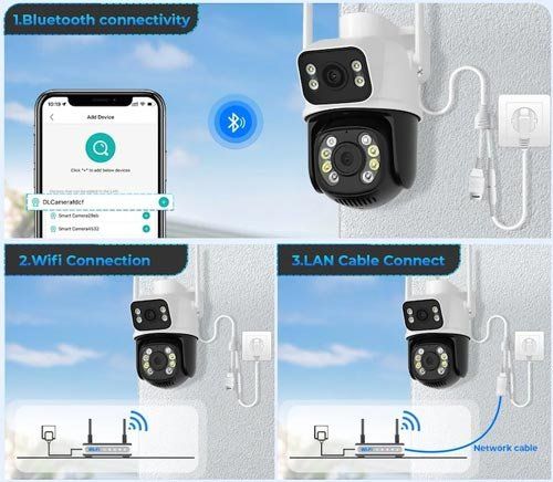 Kamera: DualScreen Outdoor Wlan-Überwachungskamera – Neu und originalverpackt aus Liestal von OMAROSHOP 2