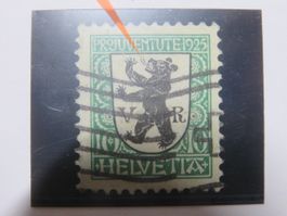 Abart Pro Juventute J 34.2.01 Umrandungslinie d. Zunge unter