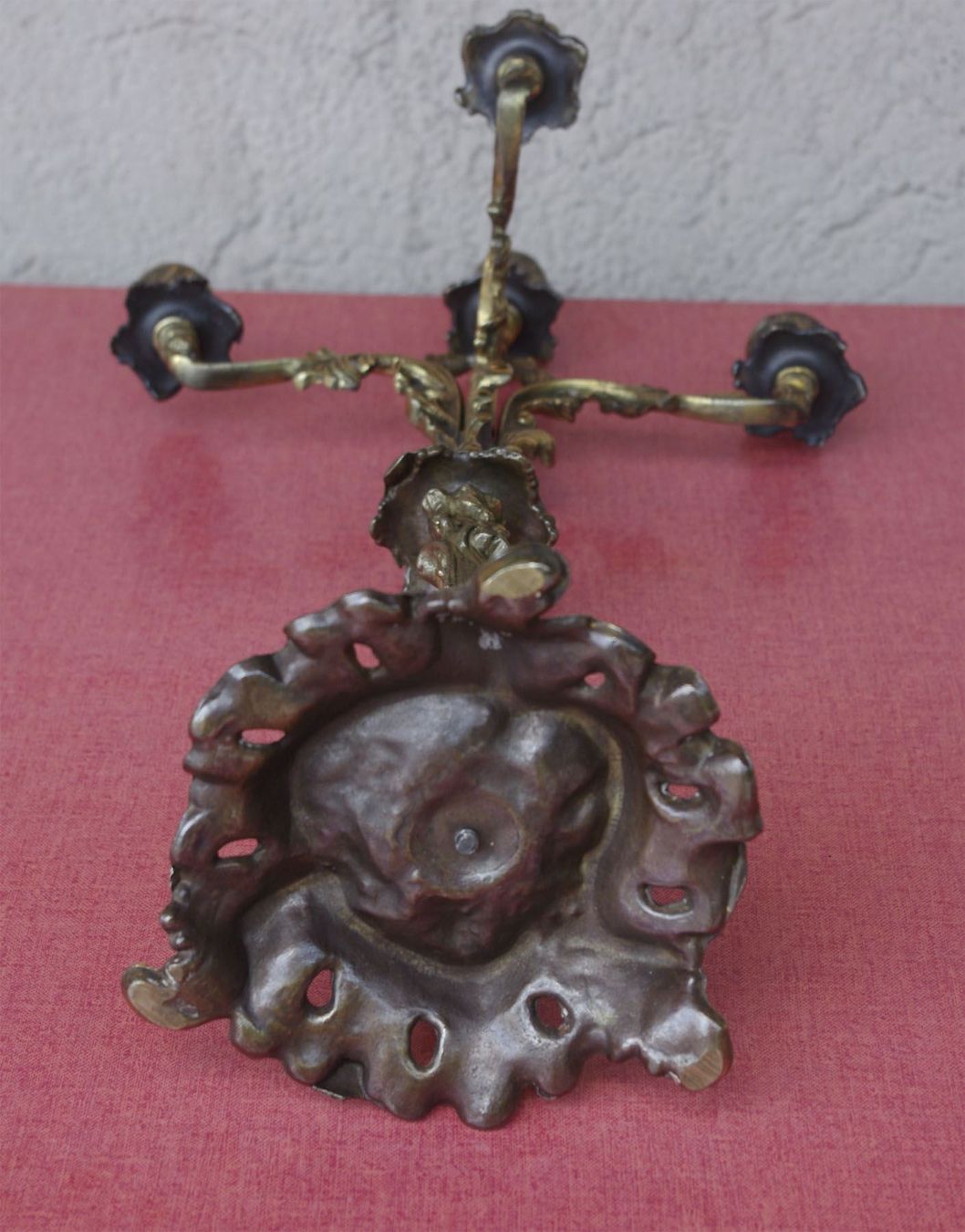 Kerzenständer: Art Nouveau Kandelaber 45cm – Gebraucht aus Meggen von Trouvaillen 9