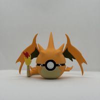 Charizard – 3D Gedruckter Pokéball Clicker