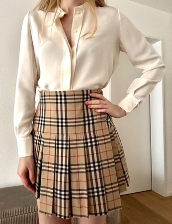 Burberry Mini-Kilt Gonna Nuova