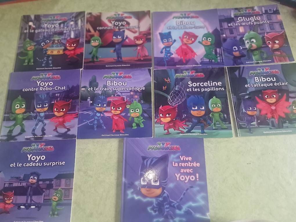 Libri: Lot de livres enfant Pyjamasques – Usato da Collombey venduto da deborach