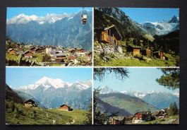 GRÄCHEN Seilbahn Hannigalp Aletschhorn ST. NIKLAUS RIED