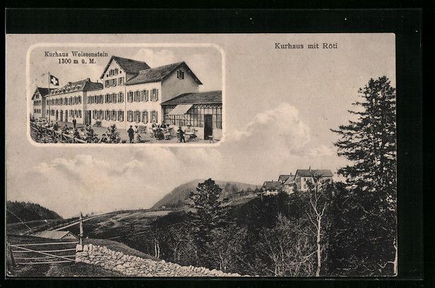 Ansichtskarten: Weissenstein, Kurhaus Weissenstein mit R – Gebraucht aus Berlin von bartko-reher