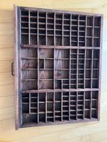 Original antiker Setzkasten aus Holz