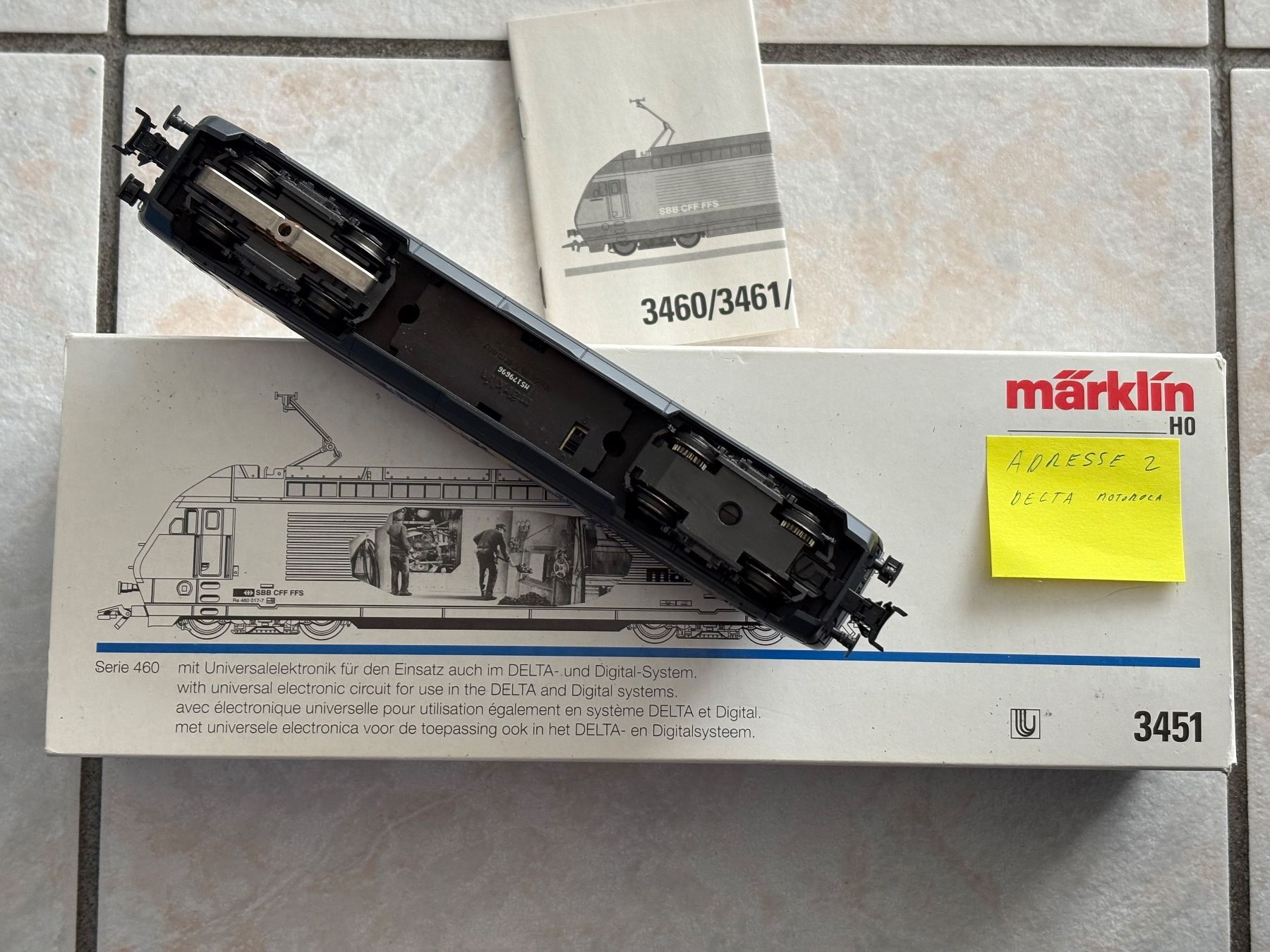 Märklin Modellini di ferrovie: Marklin 3451 Elok 460 SBB Delta – Nuovo (secondo la descrizione) da Hauterive NE venduto da eriamch 3