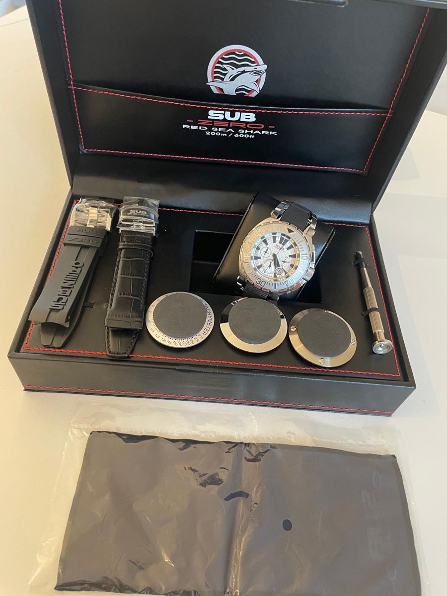 Uhren: Sub Zero Red Sea Shark Herrenuhr Chronograph – Neu und originalverpackt aus Basel von Ch2005 3