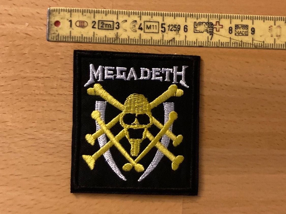 Toppe: Megadeth Patch Aufnäher Metal Rock Band – Nuovo (secondo la descrizione) da Horn venduto da abutre72