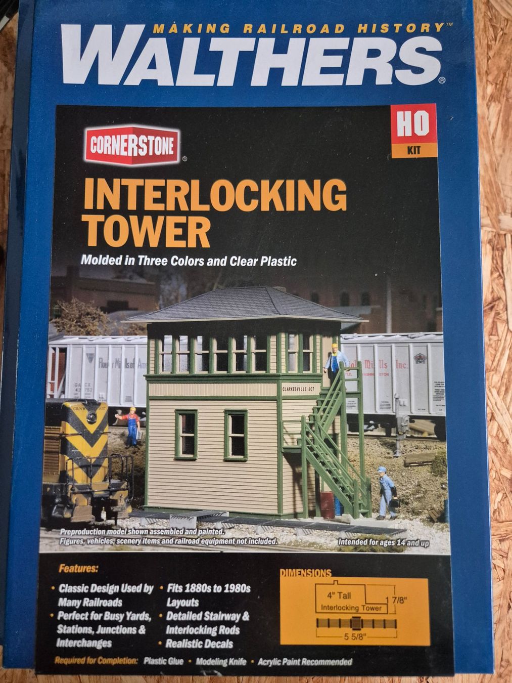 Walthers Modelleisenbahnen: Walthers Cornerstone Interlocking Tower – Neu und originalverpackt aus Nendeln von dresinle