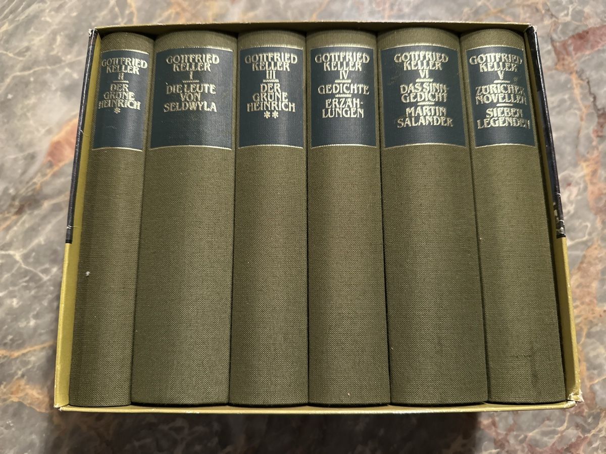 Bücher: Gottfried Keller Artemis Gift Edition - 6 Volumes Set – Gebraucht aus Unteraegeri von weber588 1