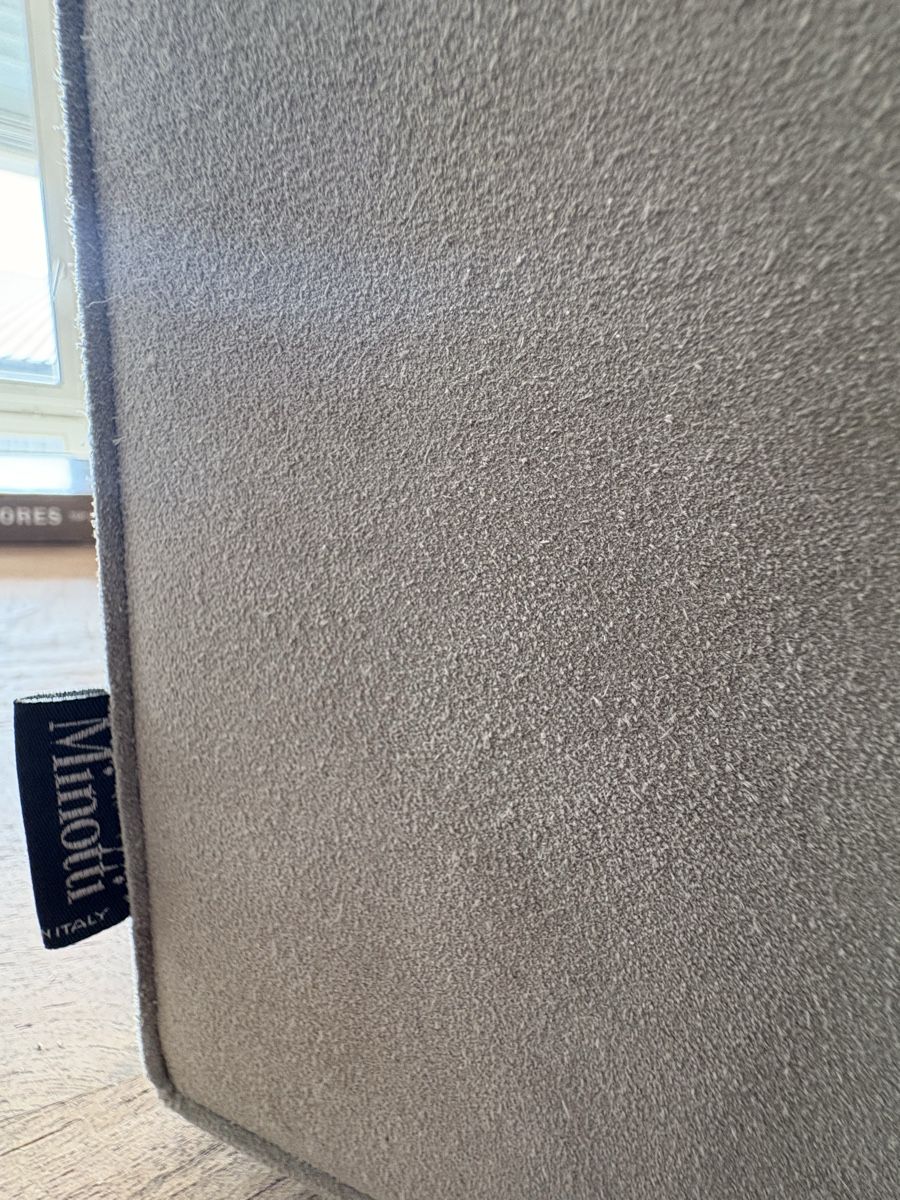 Minotti Sgabelli: Minotti Hocker aus Wildleder  – Usato da Kilchberg ZH venduto da bau_x7vy 3
