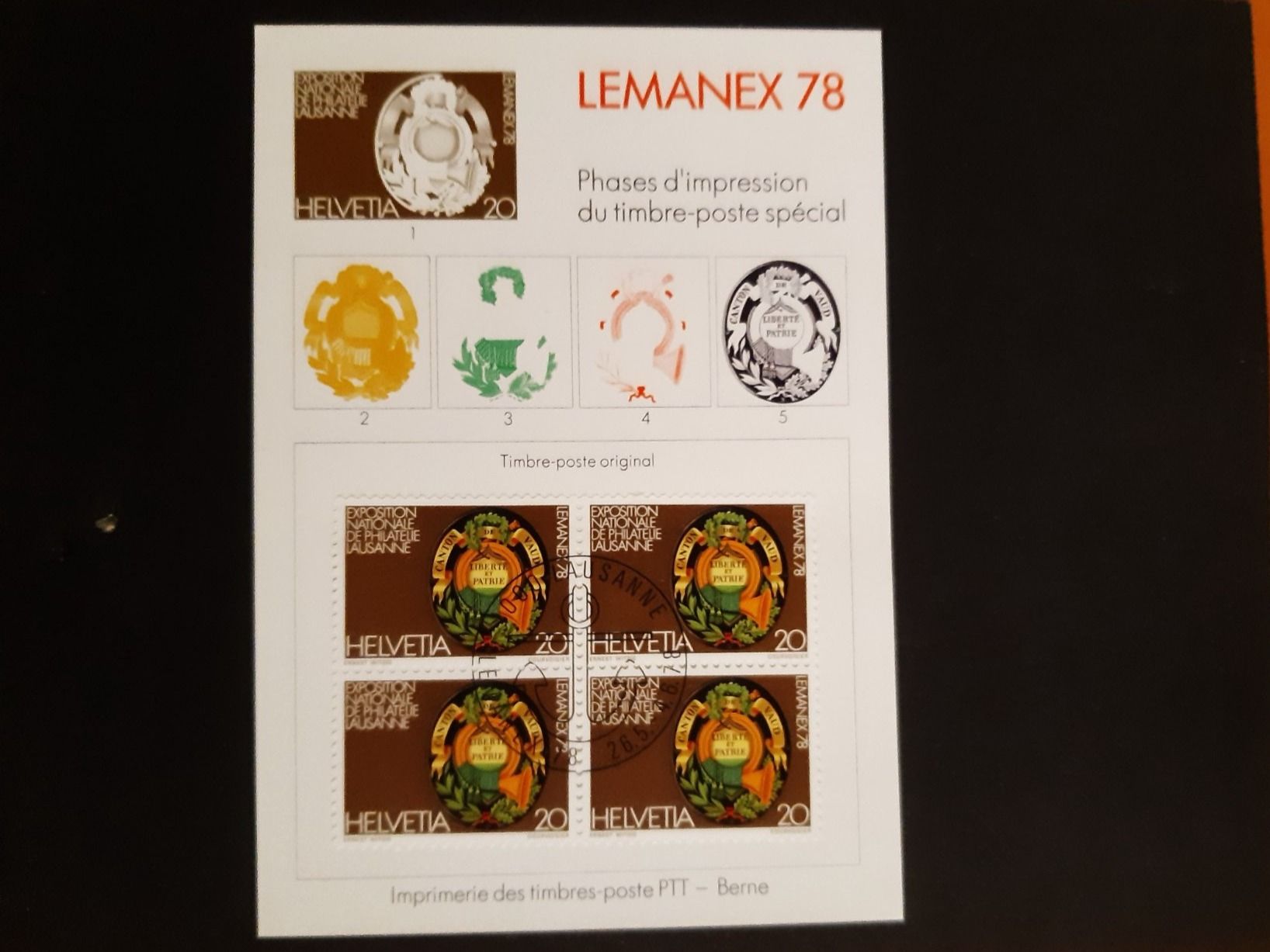 Vignettes Autoroutières: Vignette   Lemanex 1978 – Neuf (Voir description) à Deitingen par septima10