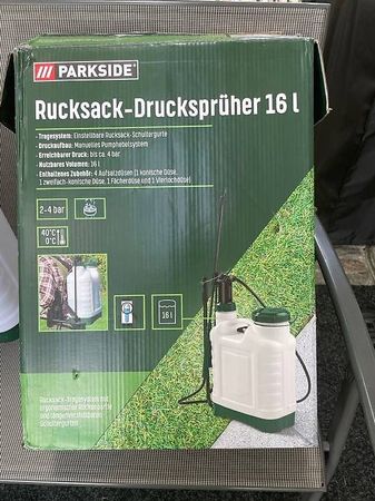 PARKSIDE Rucksack-Drucksprüher 16 l neu