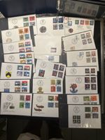 Briefmarken Sammlung Schweiz, viele Ersttagsbriefe