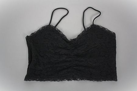 FB SISTER Croptop, schwarz, Grösse M