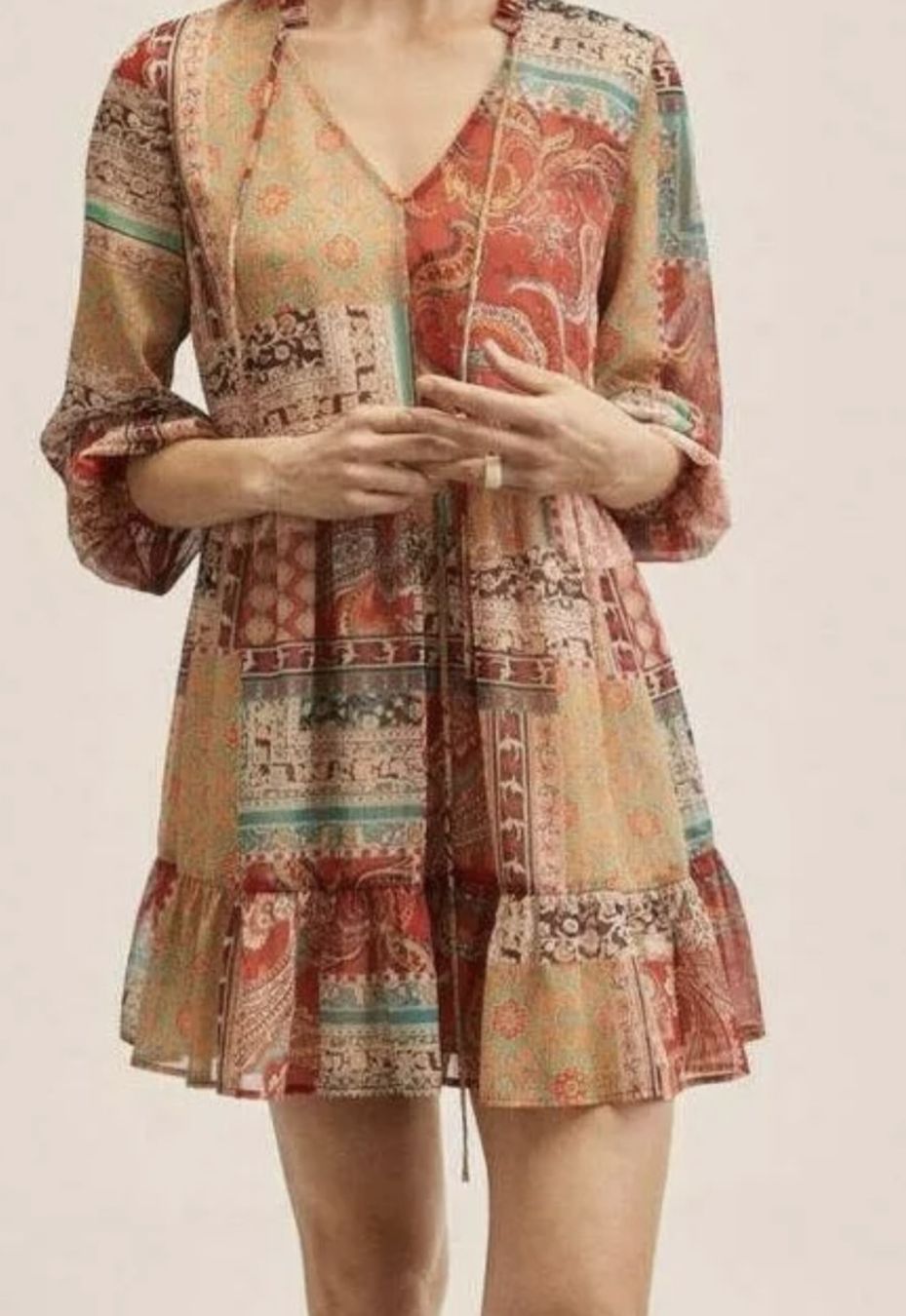 Robes: Kleid mit Patchwork-Muster Grösse S neu mit Etikett – Neuf avec emballage d'origine à Aarau Rohr par gio_2ynj