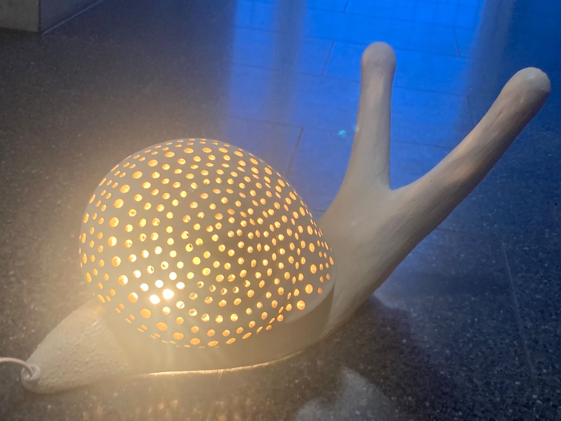 Lampade: grosse Keramik Schnecke Lampe, wunderschön, – Usato da Zürich venduto da Idbiw 1