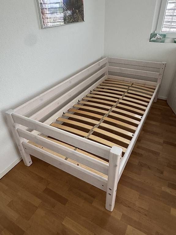 Flexa Letti: Flexa Halbhochbett weiss inkl. Matratze – Usato da Rubigen venduto da cub5 1
