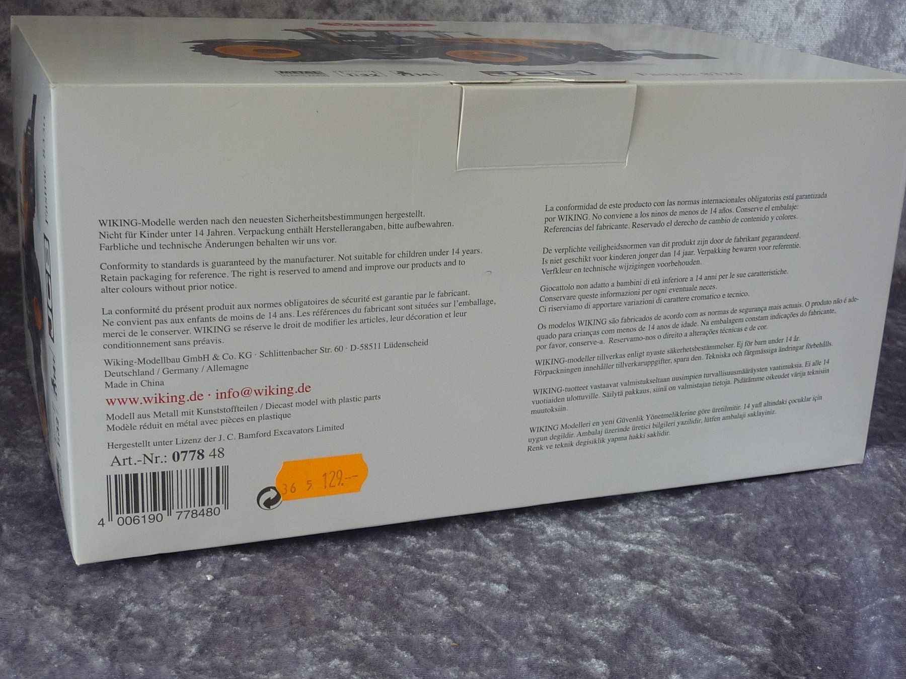 Wiking Modellbausätze & Standmodelle: JCB Fastrac 8330 1:32 – Neu (gemäss Beschreibung) aus Dürrenäsch von modellautos4you 8
