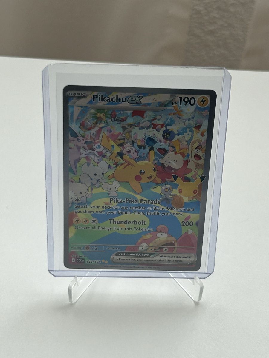 Pokémon Carte collezionabili: Pikachu ex 149/128 – Nuovo (secondo la descrizione) da Aarau venduto da Gr07