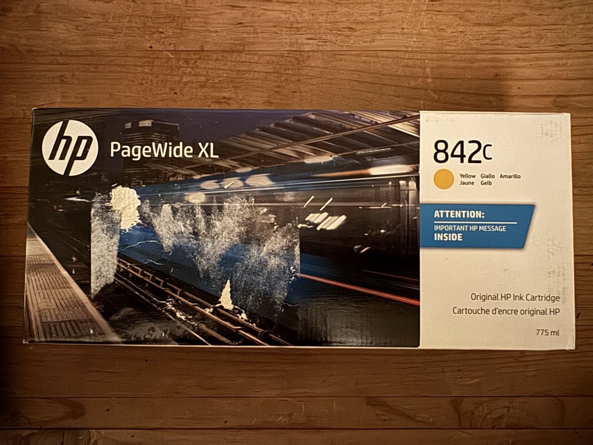Hewlett Packard Cartucce per stampanti & toner: hp PageWide XL 842c Gelb – Nuovo e nell'imballaggio originale da Dietikon venduto da c.froehlich