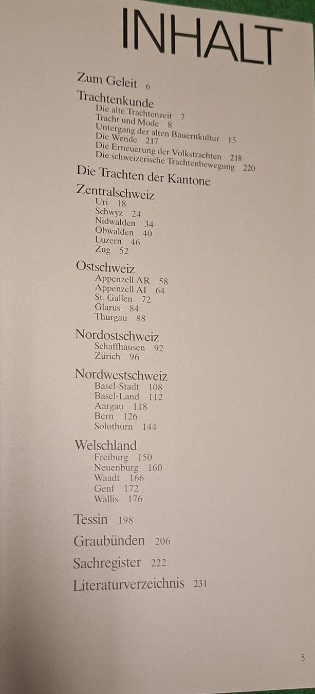 Libri: Trachten der Schweiz, Ausgabe 1978 – Usato da Bassersdorf venduto da svasch 1