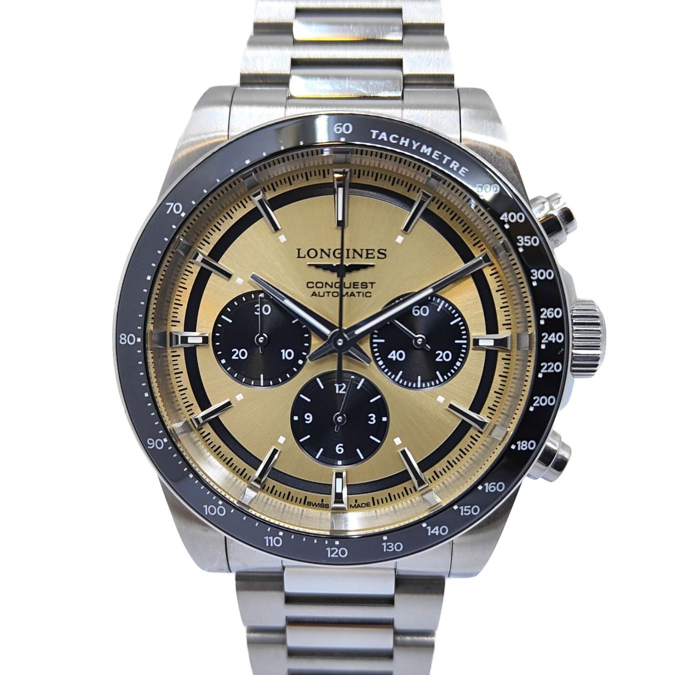 Longines Orologi: Longines Conquest Chronograph (Full set 03.2024) – Usato da Montreux venduto da CashPay_Montreux