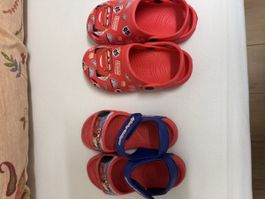 Kinder Sandalen Rot/Blau Lightning McQueen Grösse