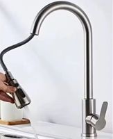 Robinet d'évier de cuisine  en acier inoxydable