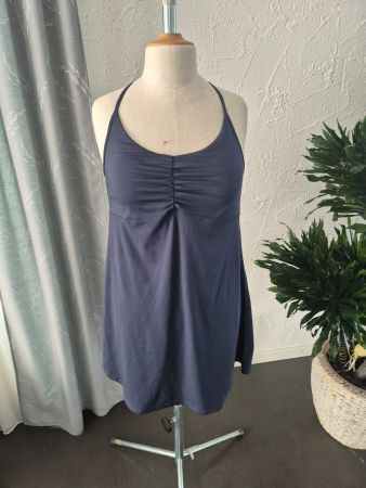 Trägerkleid blau, Gr. M