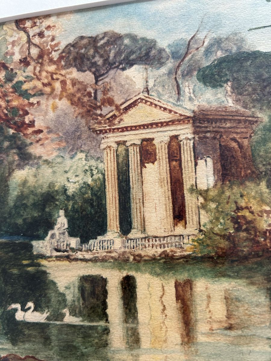 Poster & Bilder: Bild , Aquarell, gerahmt – Gebraucht aus Riedholz von Frettchen63 3