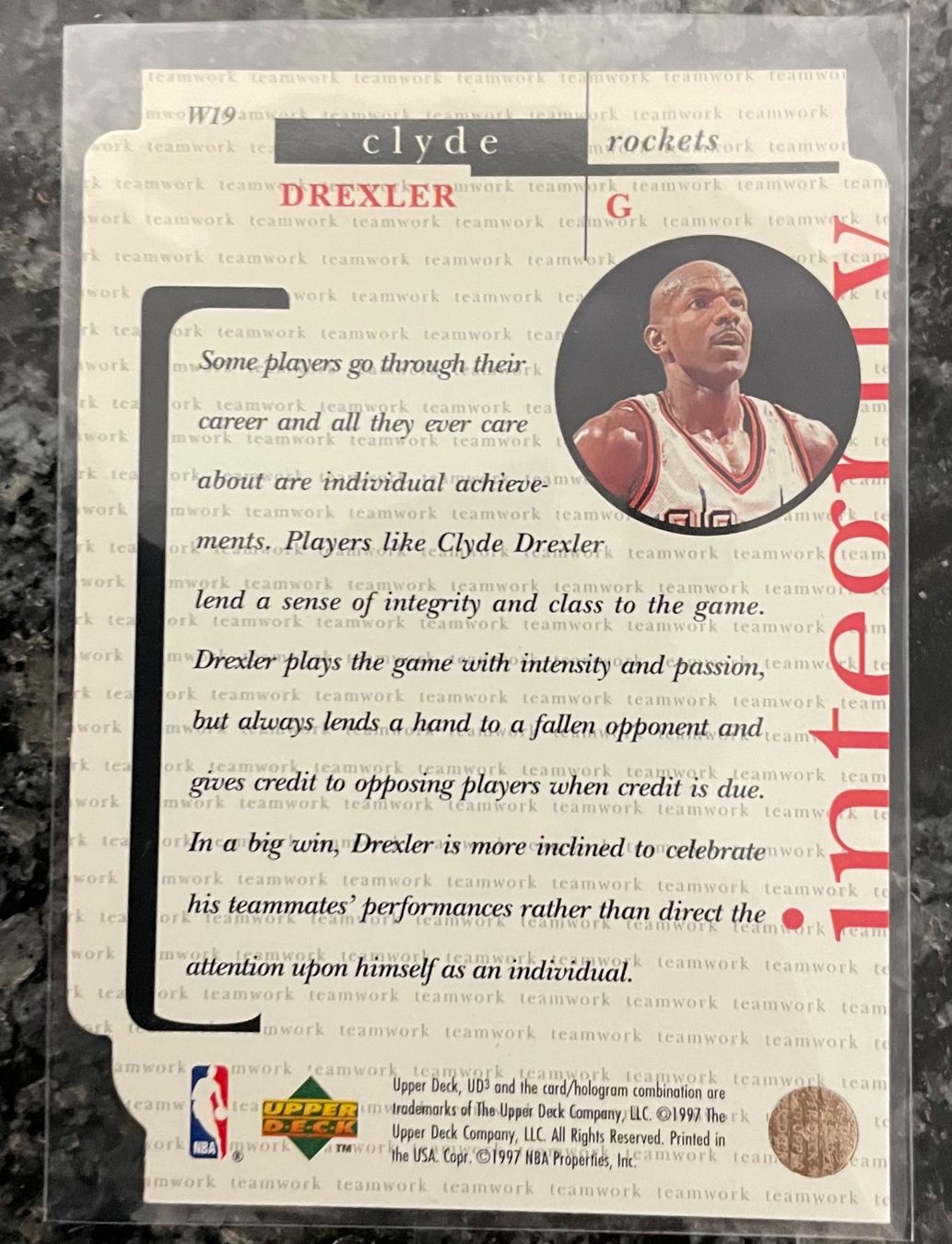Nba Carte collezionabili: NBA Clyde Drexler Winning Edge Card – Nuovo (secondo la descrizione) da Muttenz venduto da joba23 1