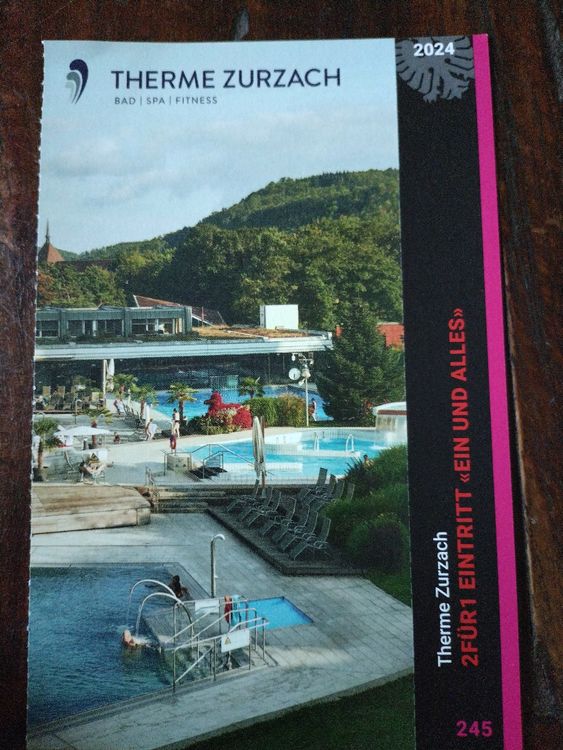 2 für 1 Eintritt Gutschein für Therme Zurzach Bad Zurzach (Neu und ...