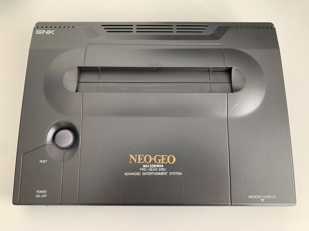 Neo Geo Neogeo Aes Jp Snk Kit Manual E Certificado Repro | Parcelamento